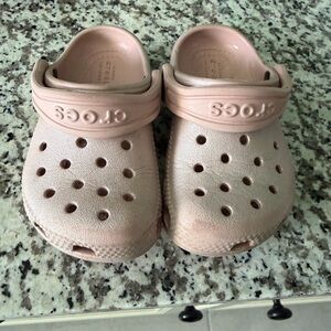 CROCS Kids' Classic Clog in Blush Pink
